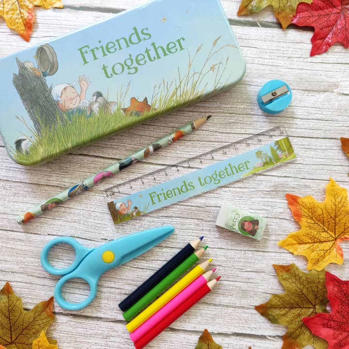 Juego de latas de papelería Percy the Park Keeper para venta al por mayor de Robert Frederick Ltd