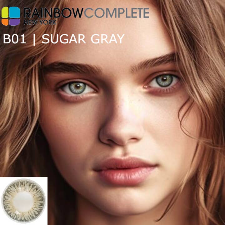RAINBOWCOMPLETE | Koreanske farvekontakter | B01 SUGAR GREY for engroshandel hos RAINBOWCOMPLETE