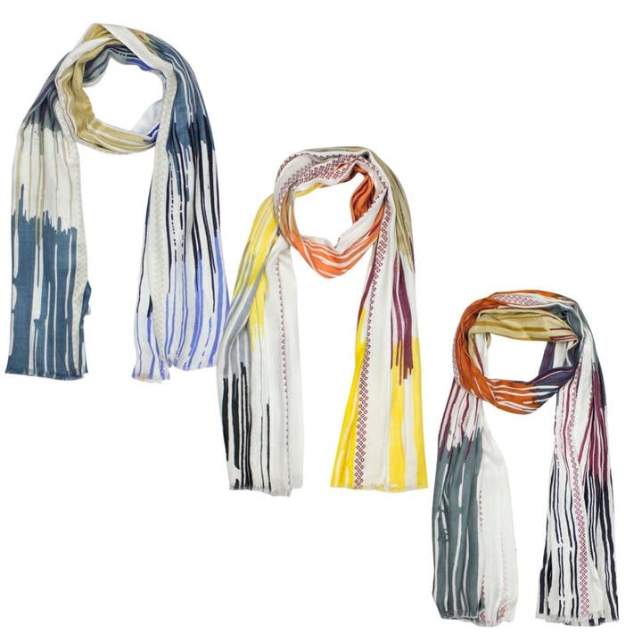 Sunsa Winter Winter Scarf. Stole Scarf made of Viscose Unisex for wholesale by Sunsa