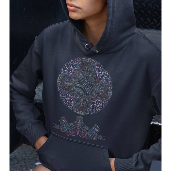 Sweat à capuche unisexe DMT HD - Fabriqué sur commande - Choix de couleurs pour la vente par symbolika