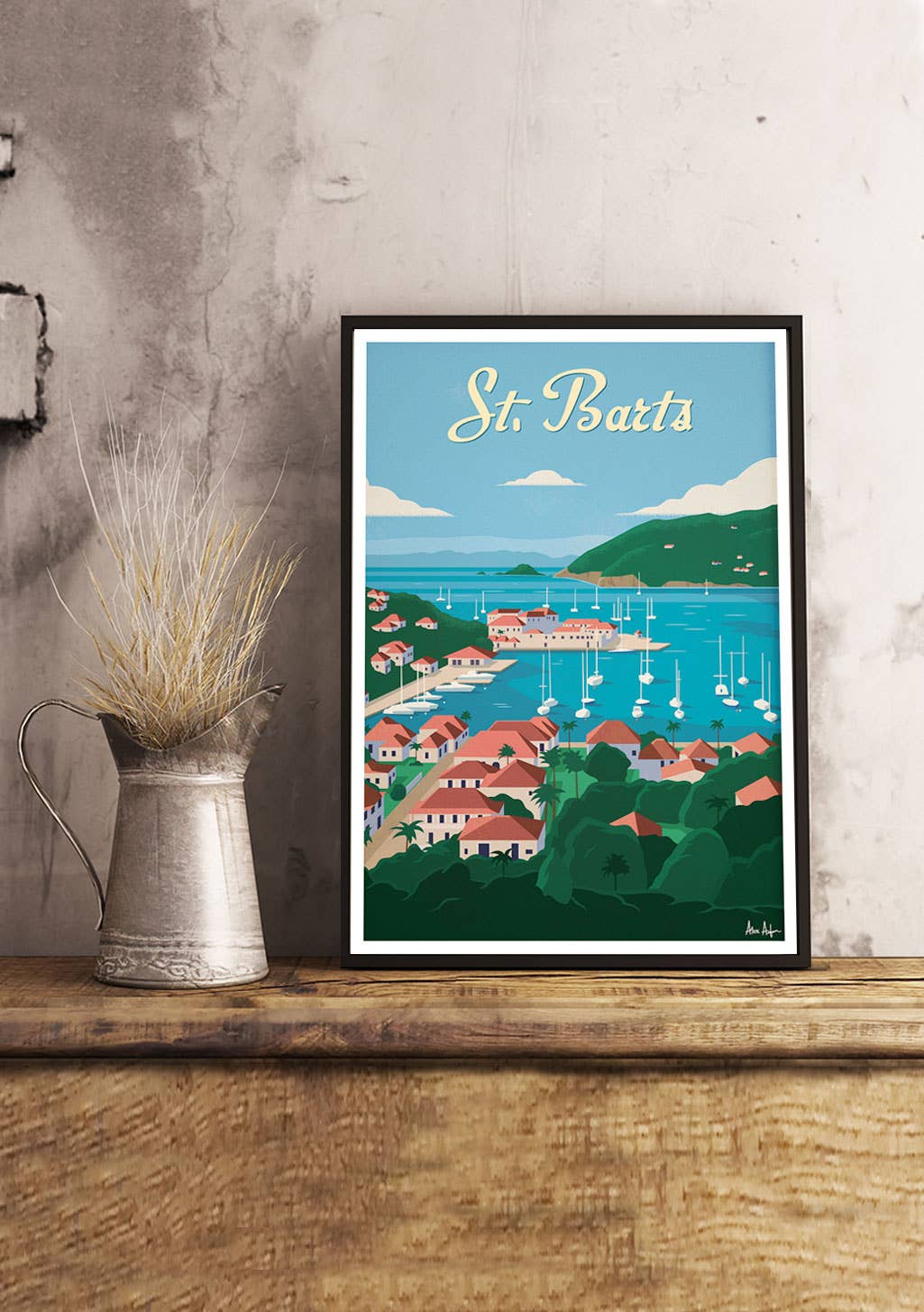 Sergeant Paper - Vendita all'ingrosso Stampa artistica - Stampa artistica di Alex Asfour, Saint Barts, città3