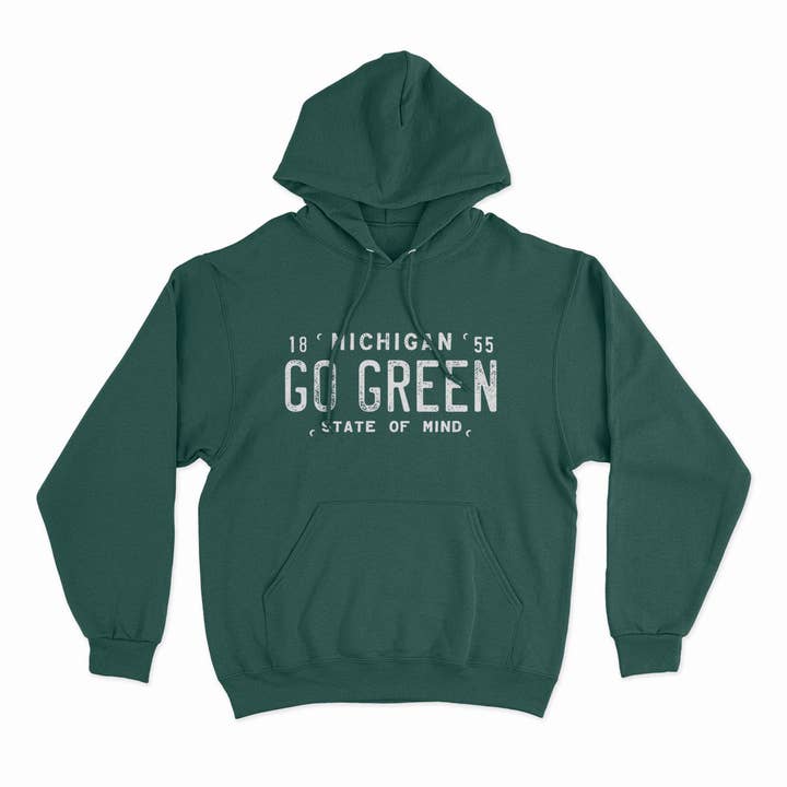 Go Green - Unisex Hooded Sweatshirt for wholesale by Live Love Michigan