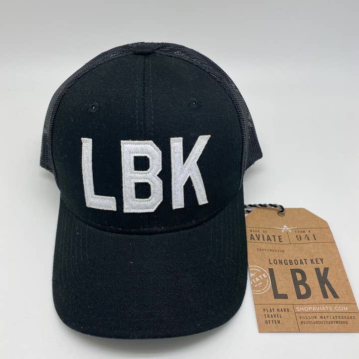 LBK - Longboat Key, FL Trucker Hat for wholesale by Aviate Brand