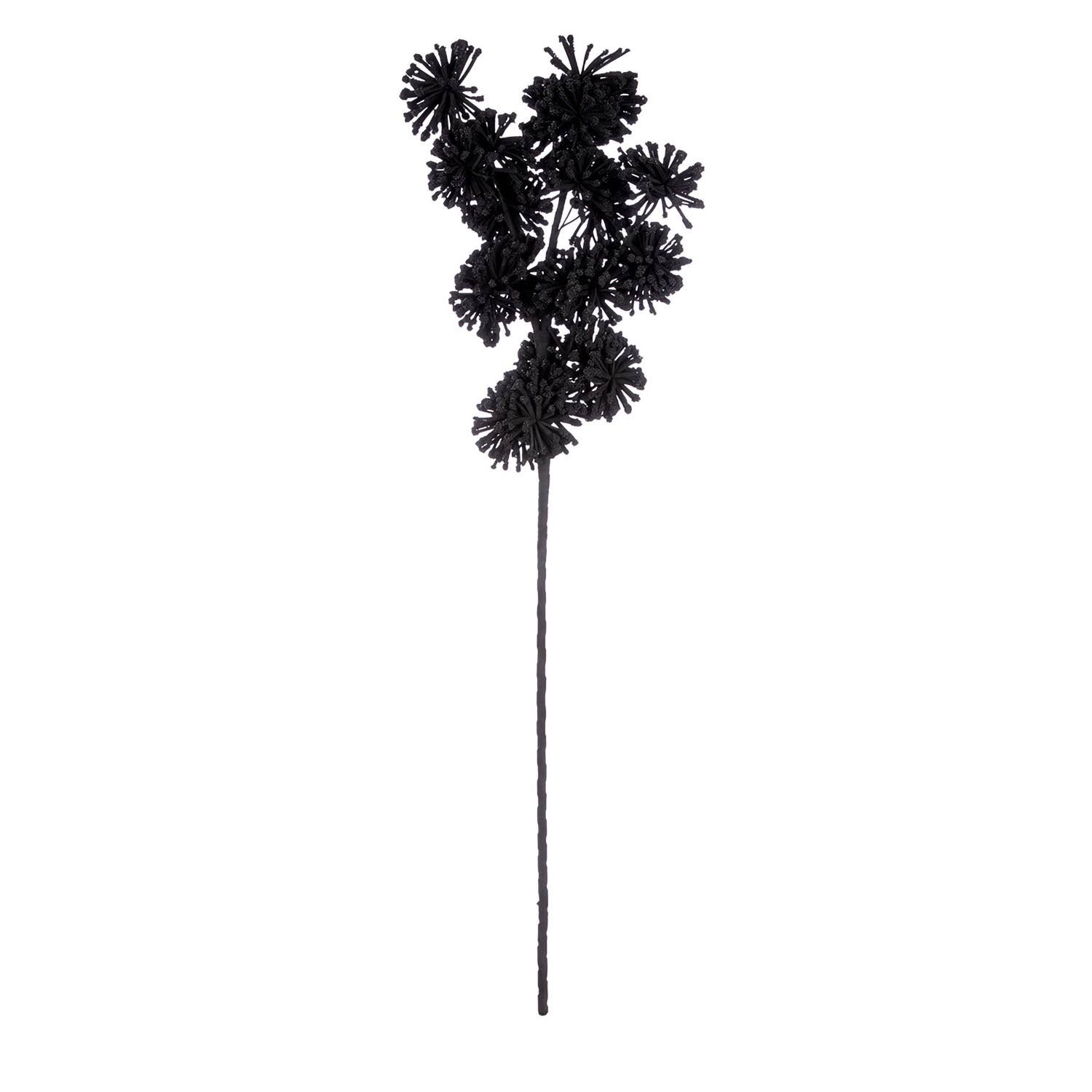 Foam Flower Bulb, black H.90 cm for wholesale on Faire0