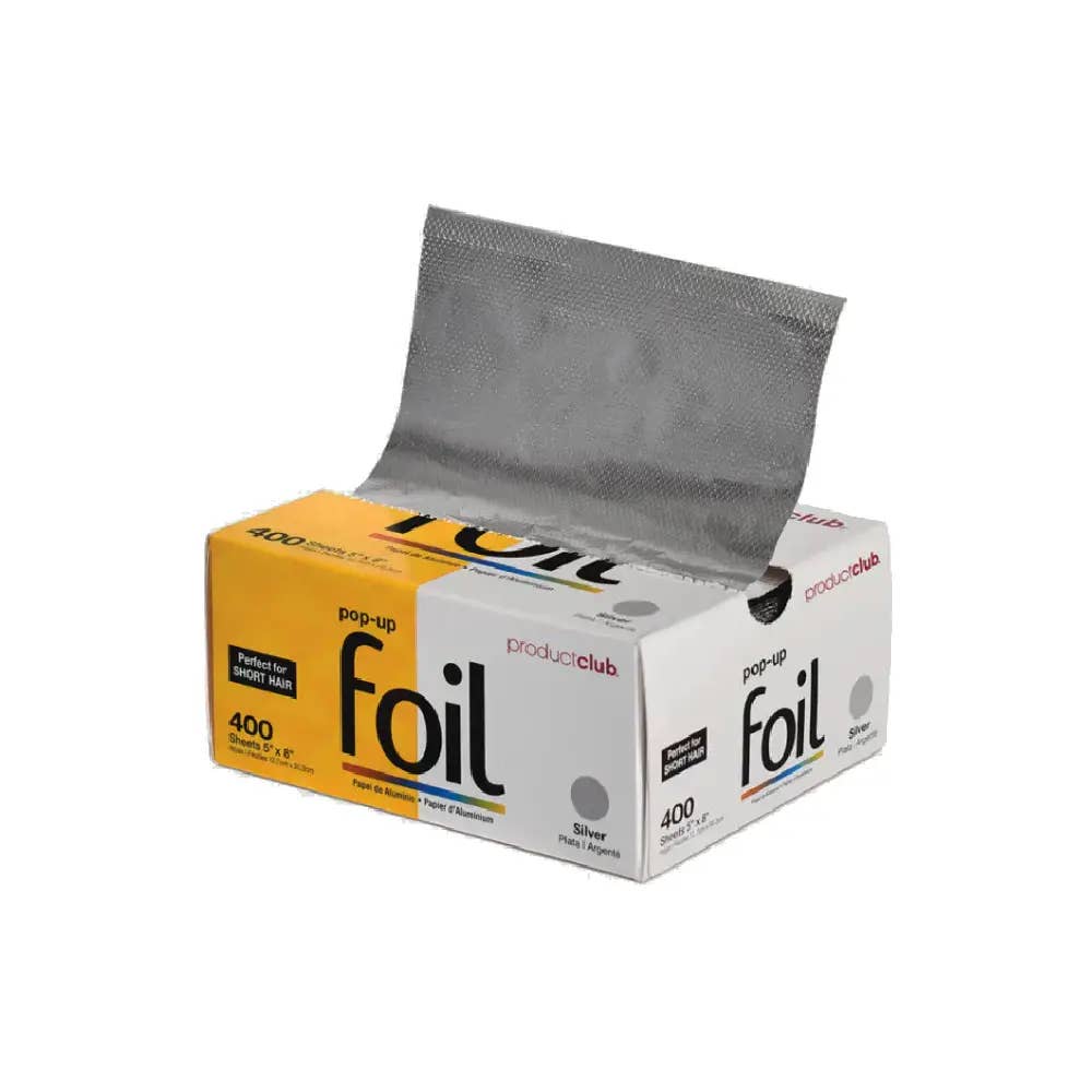 BranVx Distributors - Wholesale Hair Dye - Product Club 400 ct. Pop-Up Foil: 5" x 8" Silver