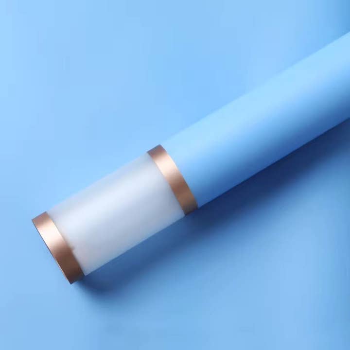 Elegant Design Supply - Wholesale Wrapping Paper Roll - Golden Frosted Edge Flower Wrapping Paper (20pcs/bag)3