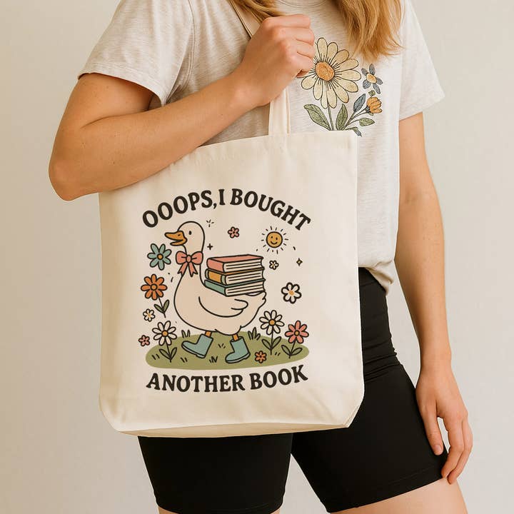 Oeps, een andere boekentas van canvas voor wholesale door DaisyChainDesignCo