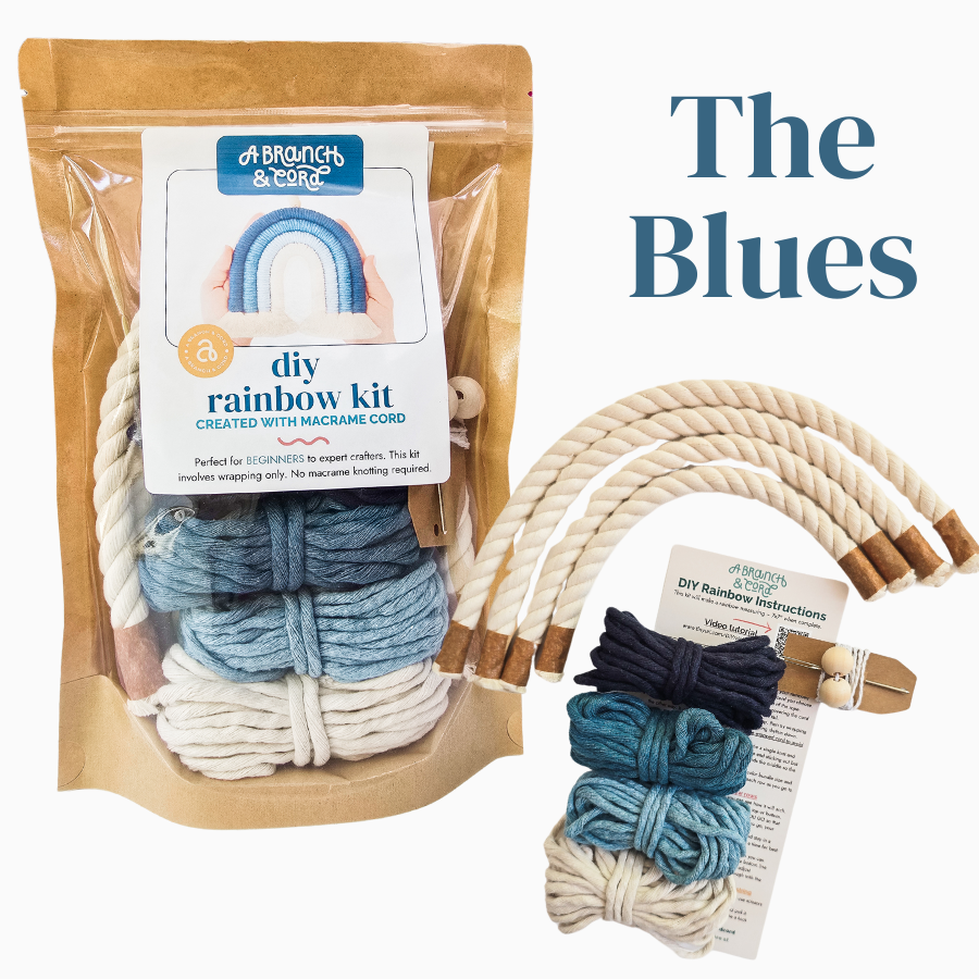 A Branch & Cord - Wholesale DIY Craft Kit - DIY Macrame Rainbow Kit – Fun, Giftable Craft for All Ages2