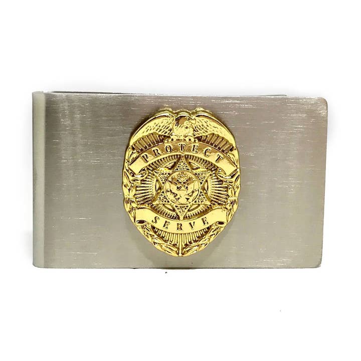 Geldklammer für Strafverfolgungsbehörden, goldfarben für den Großhandel von Cigar Cutters by Jim