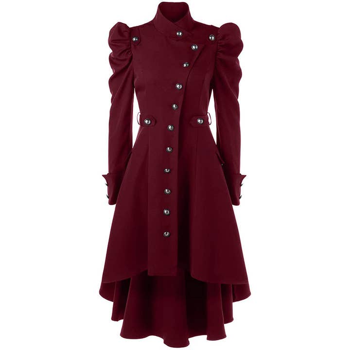SALINA TRADING INC - Wholesale Coat - Women's - Victorian Style Mid-Length Women's Coat in Various Colors2