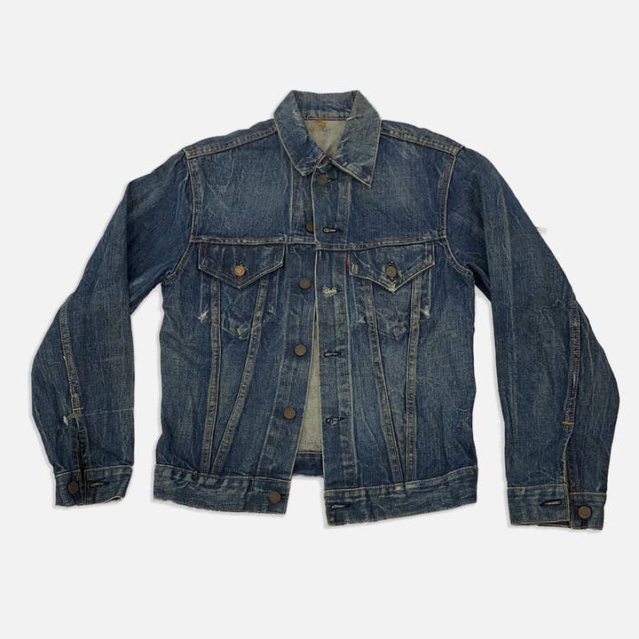 Vintage Levi’s Denim Big E Jacke für den Großhandel von The Era NYC