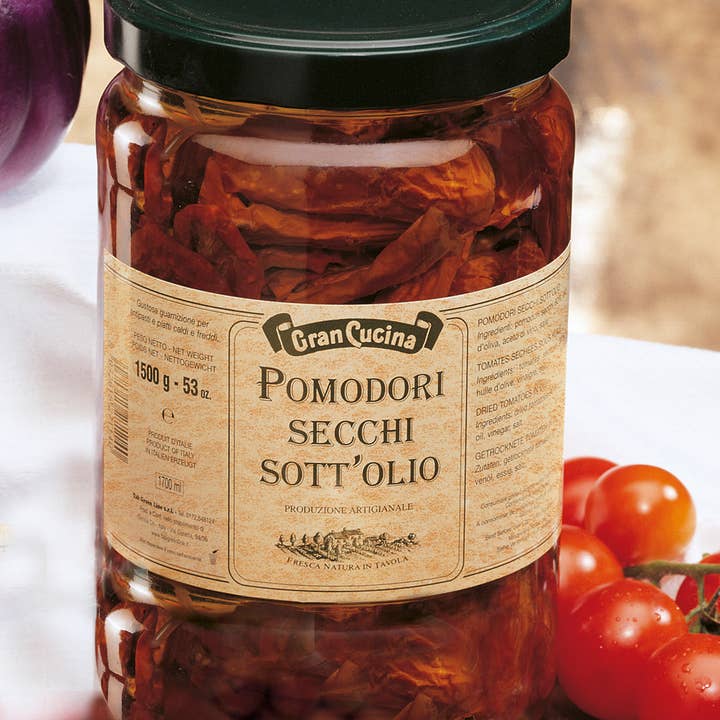 TAB GREEN LINE SRL (Gran Cucina) - Wholesale Dried Spice - Sun-Dried Tomatoes in Olive Oil 1700g