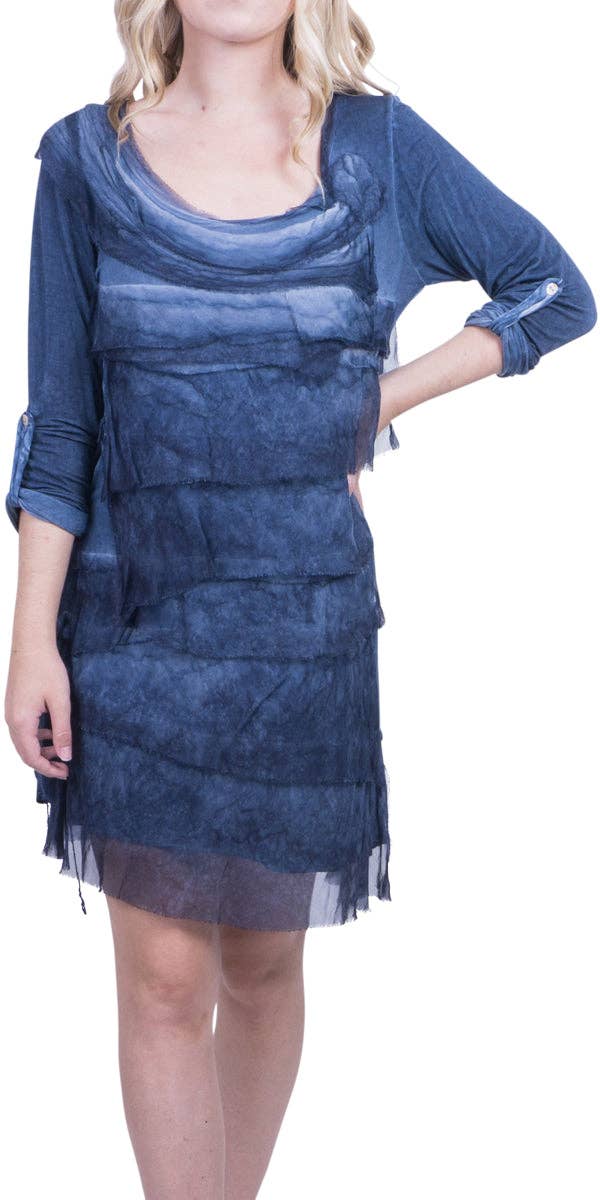 Gigi Moda - Wholesale Dress - Women's - Long Sleeve Ruffled Dress27