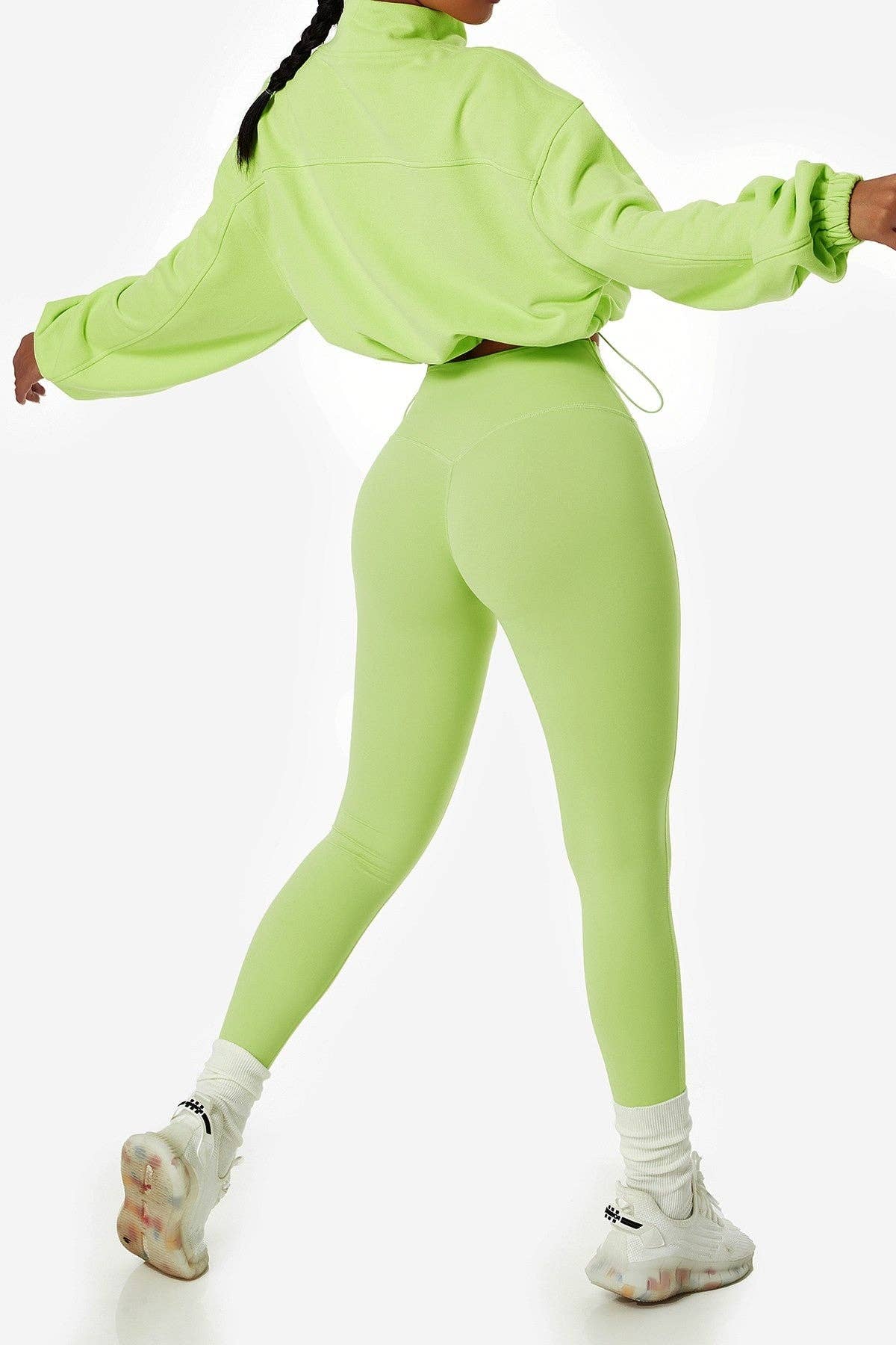 Crave by FW - Vendita all'ingrosso Felpa - Donna - Felpa corta con zip integrale Relaxed Fit10