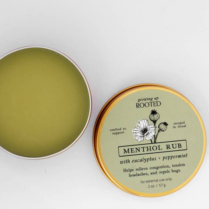 Growing Up Rooted - Wholesale Chest Rub - Menthol Rub | For Congestion and Muscle Tension