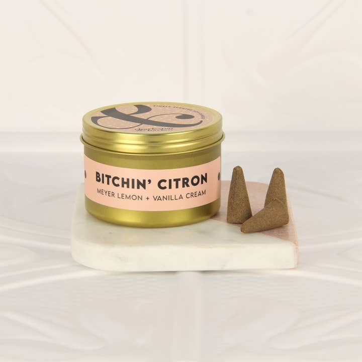 Charleston & Harlow Candle Co. – wholesale Incense – Bitchin' Citron Incense Cones2