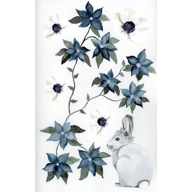 Jen Ray Studio - Wholesale Art Print - Rabbit Watercolor Giclee Fine Art Print1