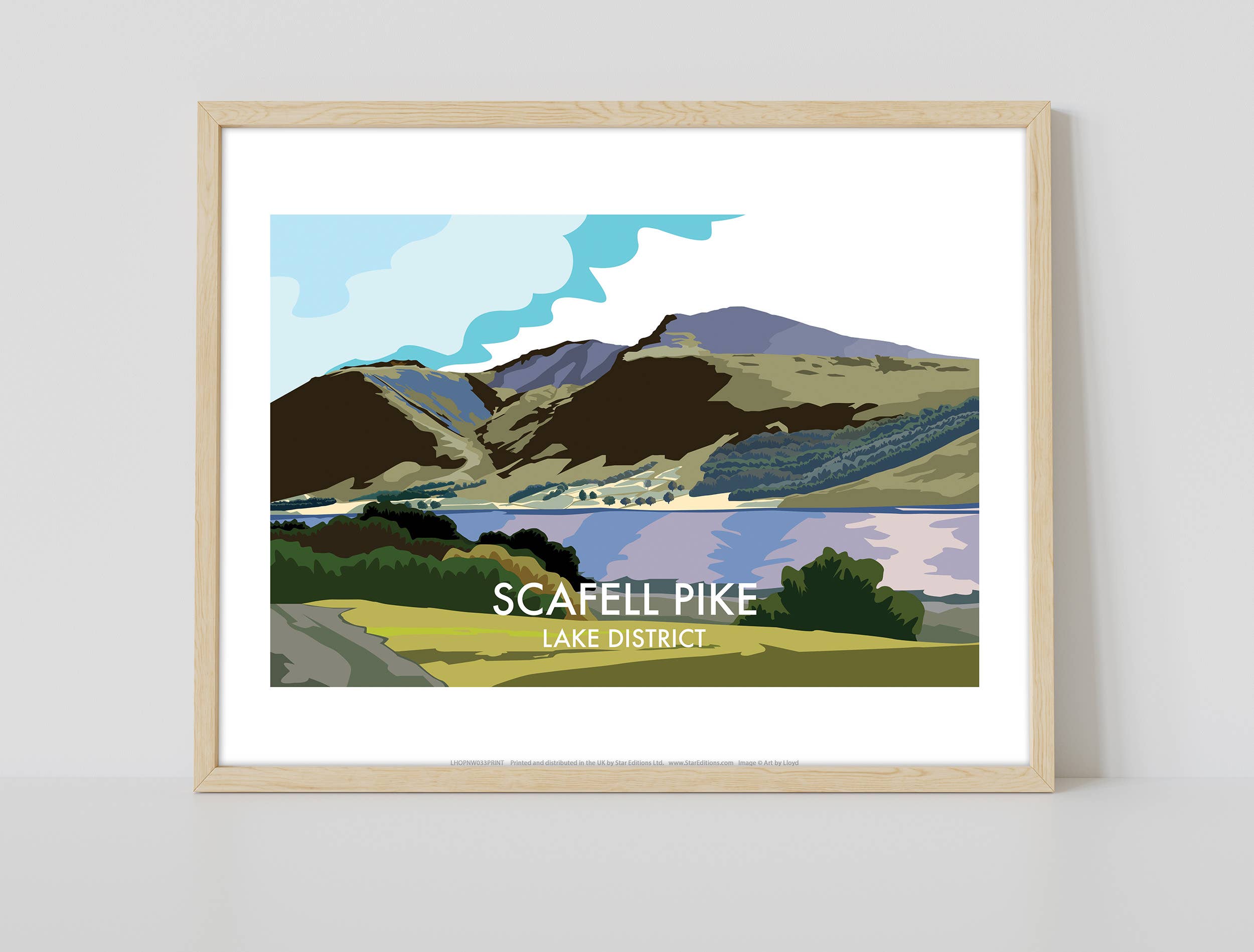 Star Editions - Wholesale Art Print - Scafell Pike - Lake District - 11X14” Premium Art Print1
