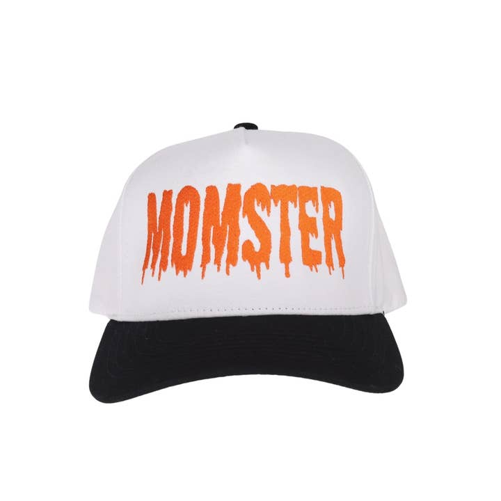 Momster Geborduurde Truckerpet voor wholesale door Stitch Your Style