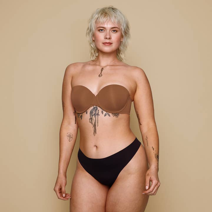 Base Strapless Bra - Brown for wholesale on Faire