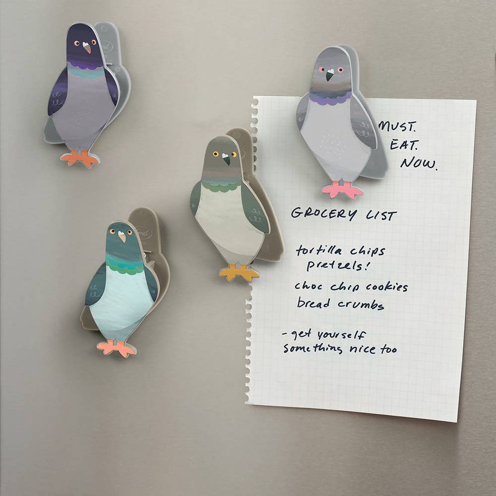 Fred & Friends - Wholesale Kitchen Tool/Gadget - Peckish - Pigeon Bag Clips - Set of 43