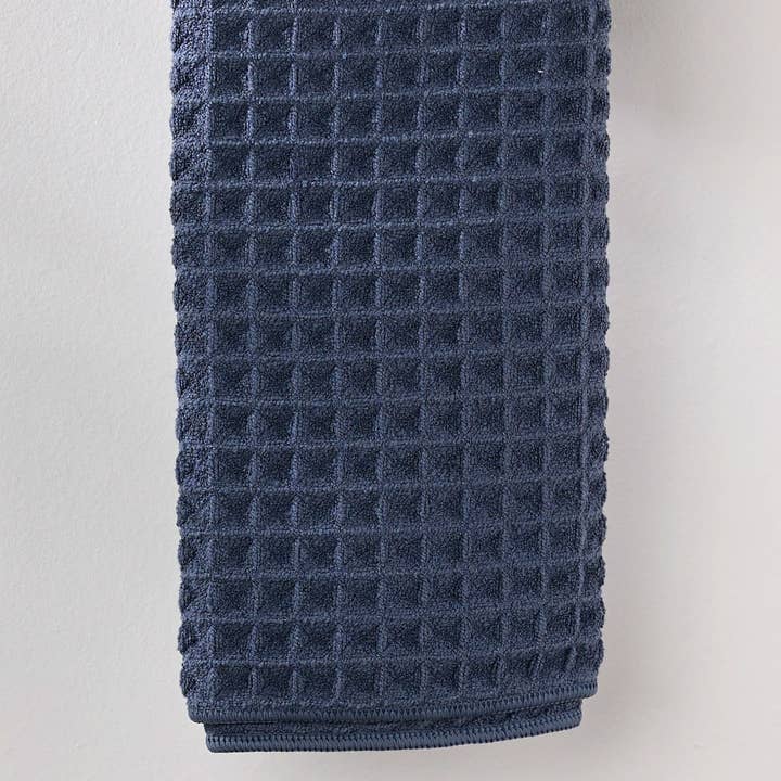 Geometry - Vendita all'ingrosso Asciugamani per le mani - Asciugamano a nido d'ape blu notte1