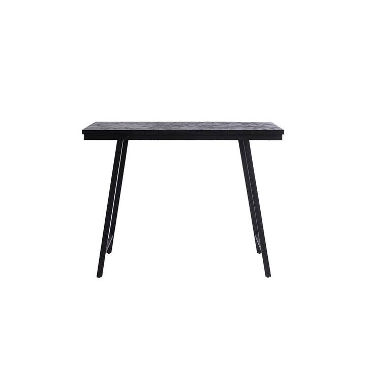 The Herringbone High Table - Black - 140cm for wholesale by Bazar Bizar Living