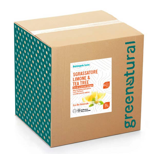 LIMONE & TEA TREE-BAG 10kg GREENATURAL universal degreaser for wholesale by GREENATURAL
