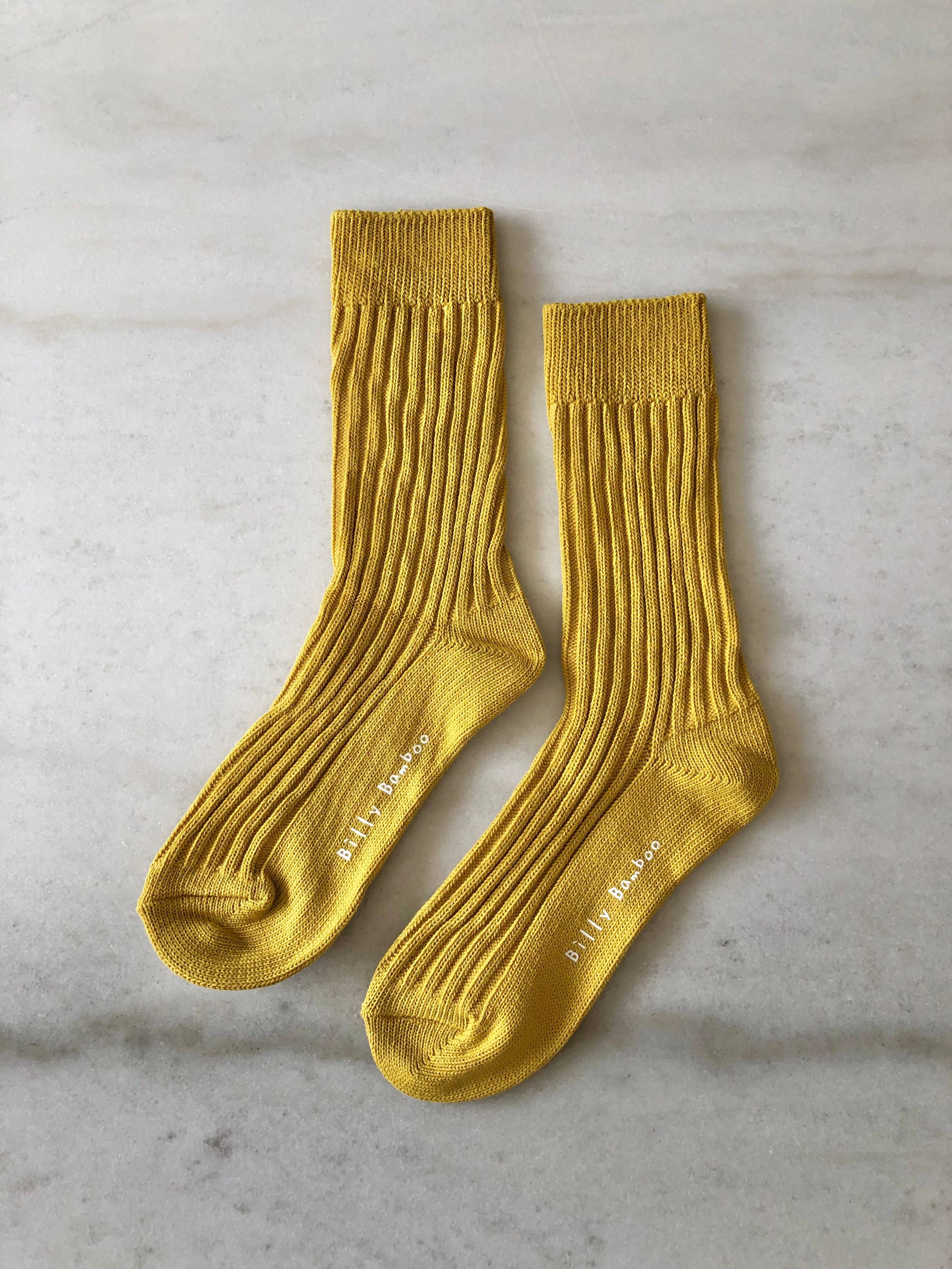 Billy Bamboo - Wholesale Socks - Unisex - RIBBED COTTON HIGH SOCKS - pastel15