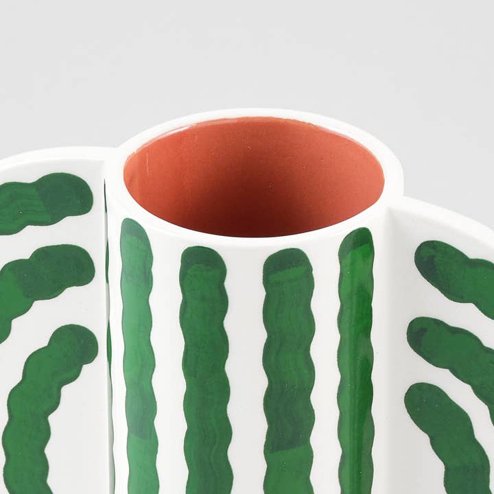 Wrap - Wholesale Vase - 'Small Butterfly' Vase - Green