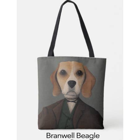 Animal Portrait Tote Bags for wholesale by Tim Campbell Art