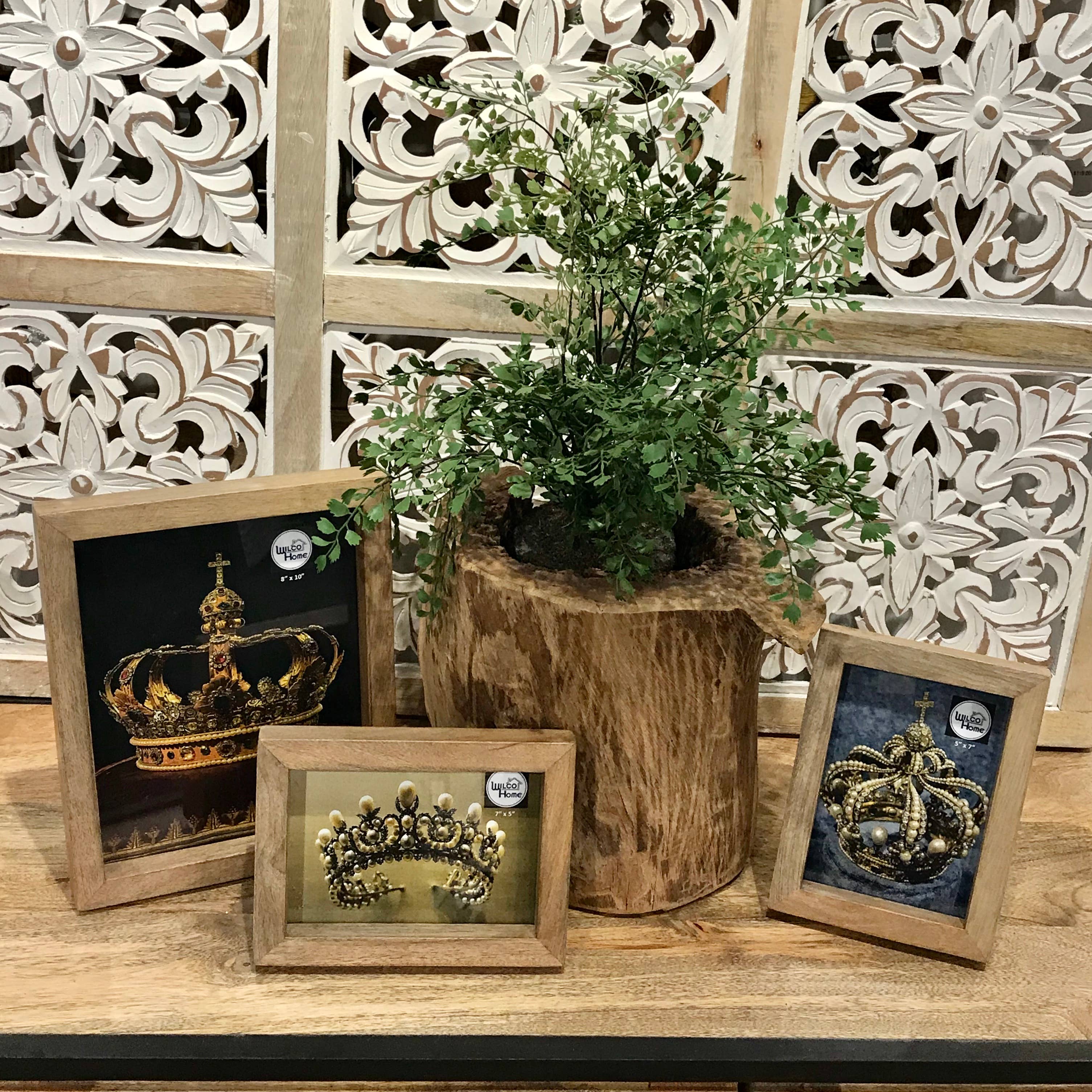 Wilco Home - Wholesale Picture Frame - Wood Transversal Photo Tension Frame 5x7"7