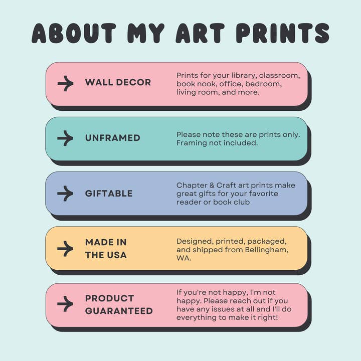 Chapter & Craft Studio - Wholesale Art Print - Narnia Book Stack Art Print2