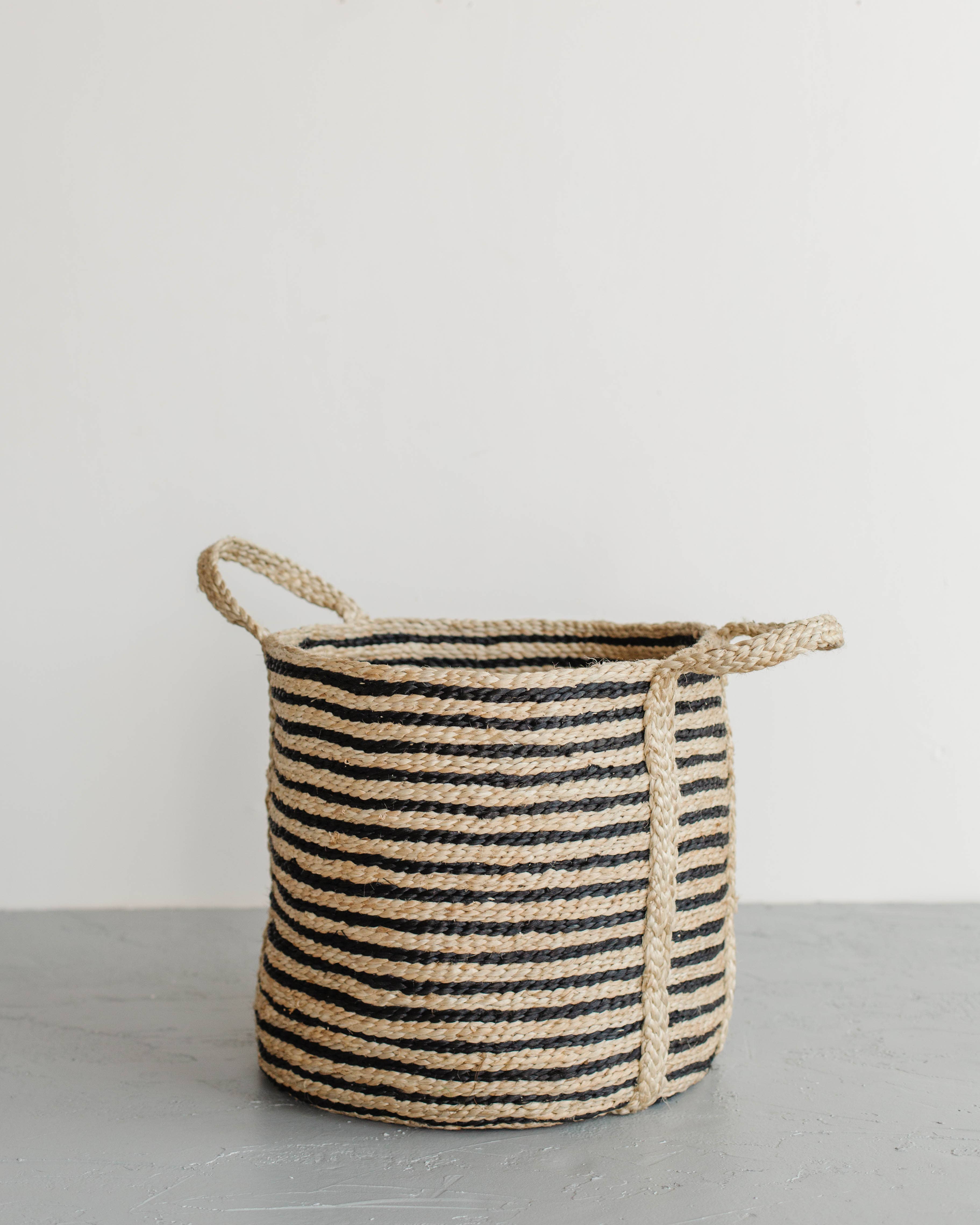 Will & Atlas - Wholesale Laundry Basket - Round Laundry Basket, jute1