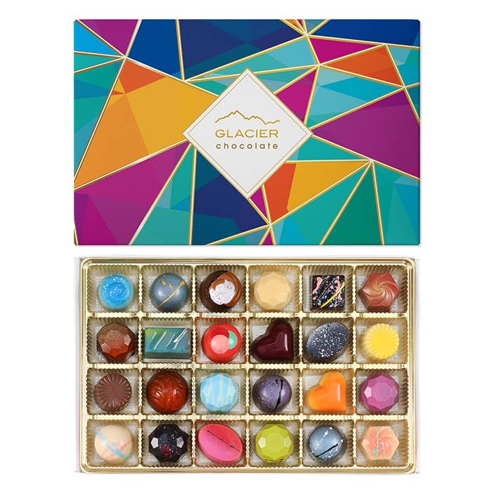 Glacier Chocolate - Wholesale Chocolate Box - 24 Piece Glacier Signature Collection