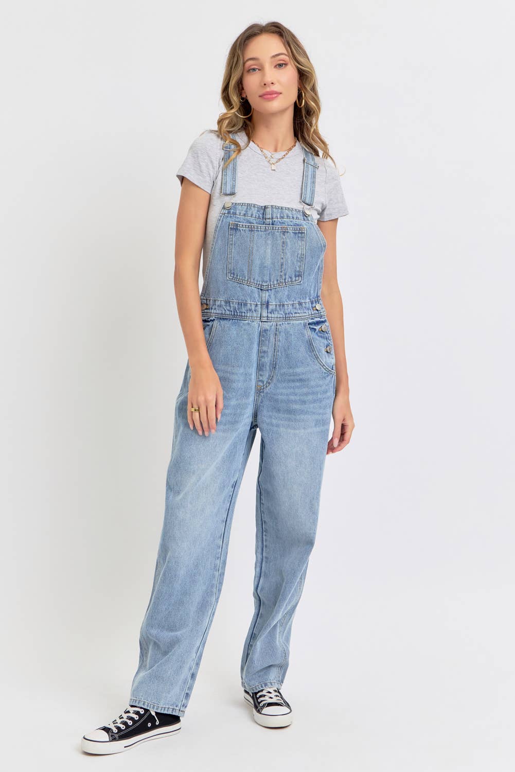 Sweet Lovely by Jen - Vente Salopette – femme - Salopette en denim intemporelle et essentielle20