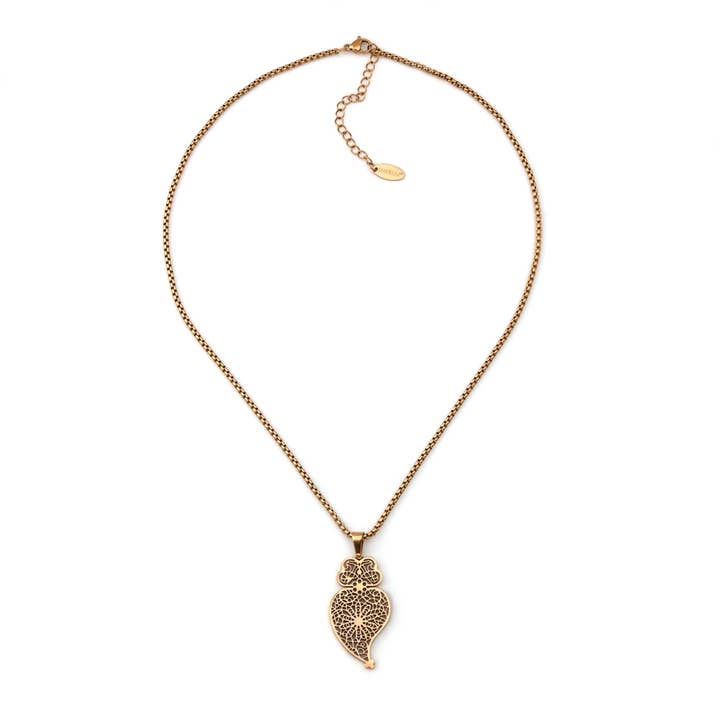 Shebiju - Wholesale Link & Chain Necklace - Heart of Viana Steel Necklace GN210324721