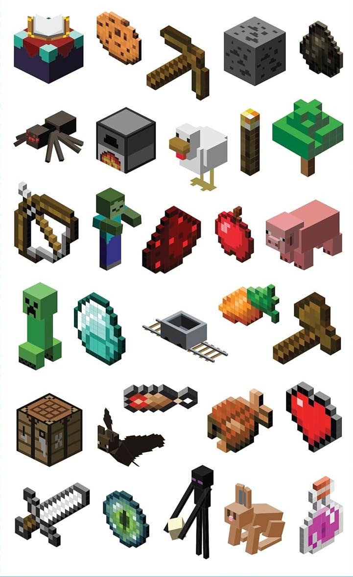 Innovarix - Vente Autocollant - Autocollants Minecraft - Plus de 295 autocollants amusants1
