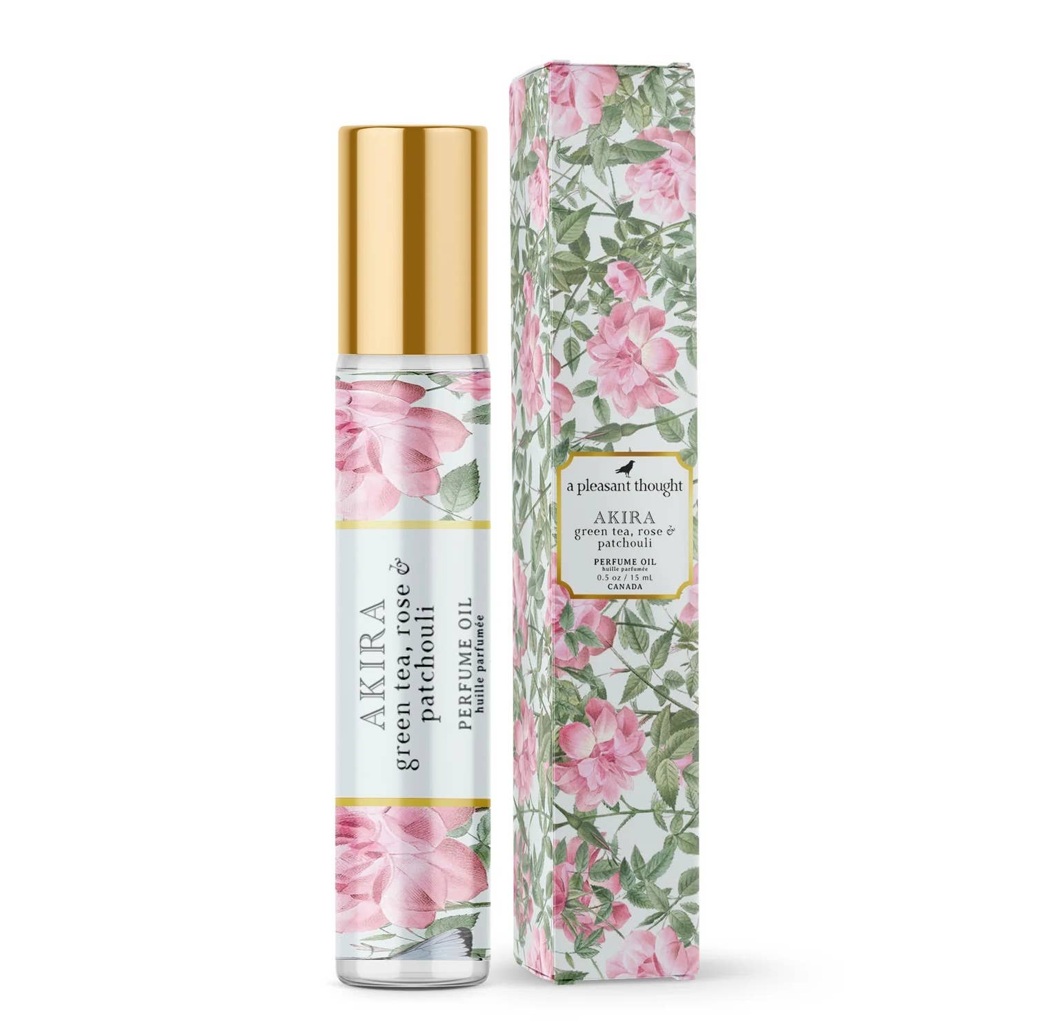 A Pleasant Thought - Wholesale Roll-On Fragrance - Akira | Green Tea, Rose & Patchouli | Perfume Oil0