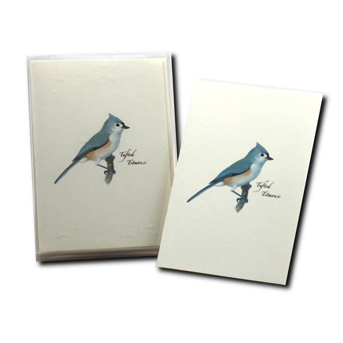 Earth Sky + Water - Wholesale Stationery/Notecard Set - Tufted Titmouse2