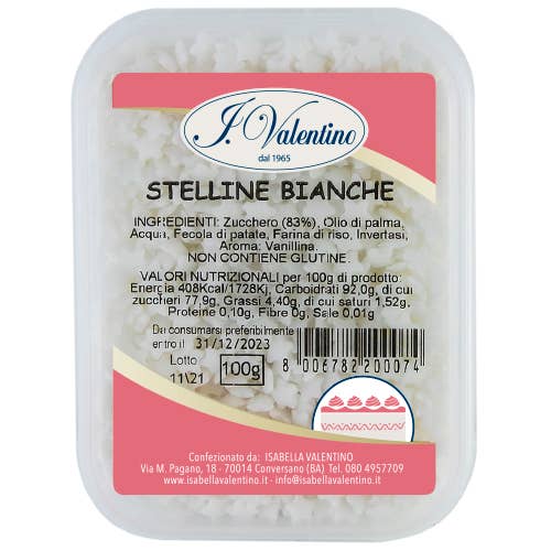 Weiße Zuckersterne für den Großhandel von Isabella Valentino