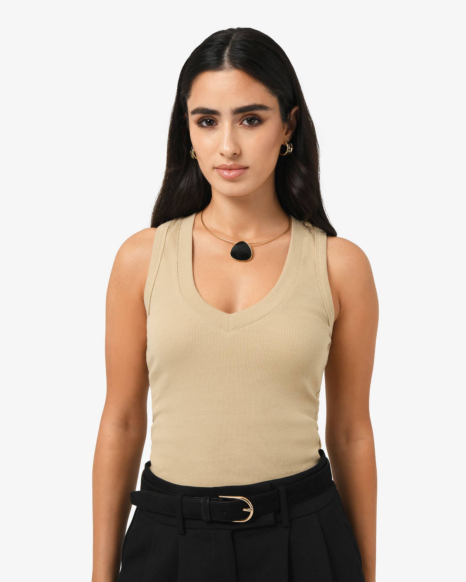 Forcast - Wholesale T-shirt – women's - Forcast Women's Devon V-Neck Singlet16