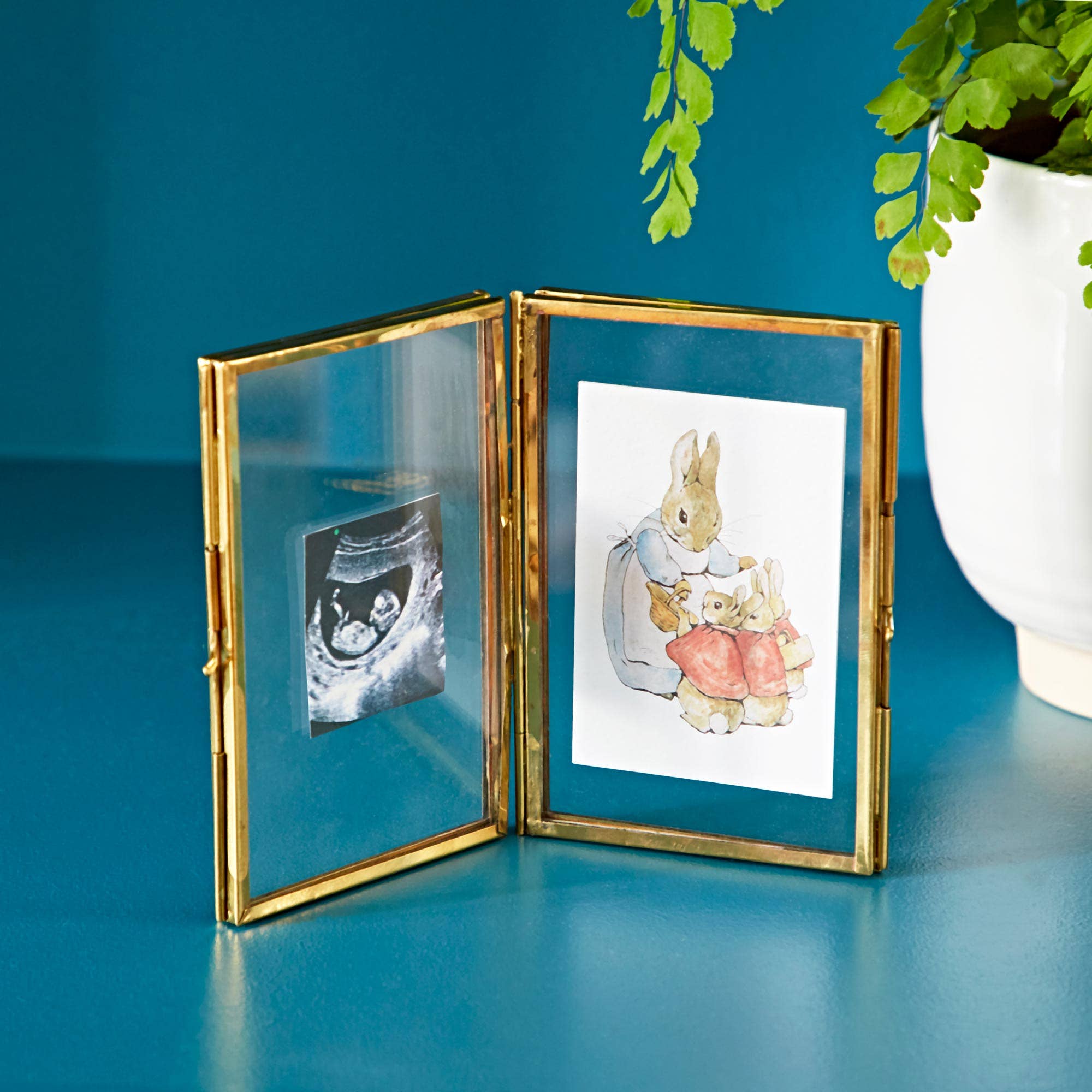 The Paper High Gift Company Limited – Großhandel Bilderrahmen – Doppelter Bilderrahmen aus recyceltem Metall und Glas3