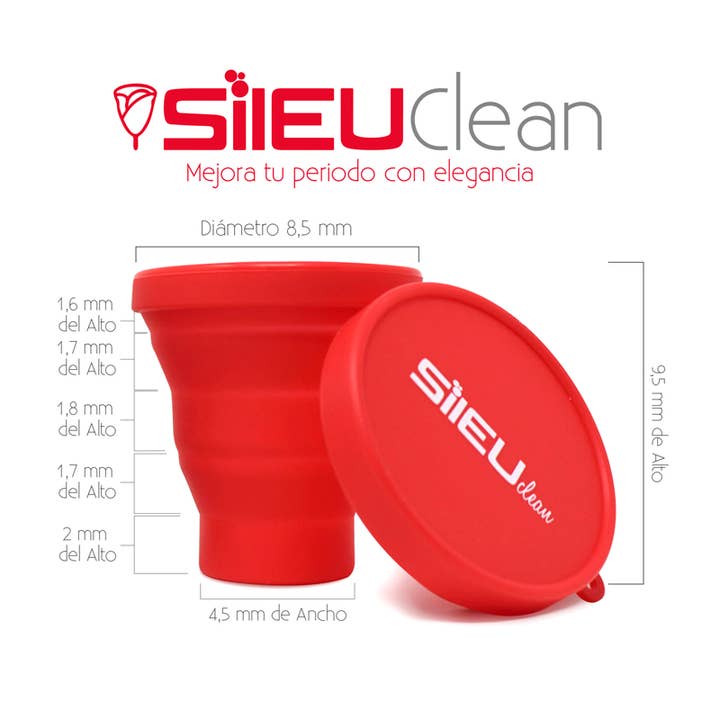 Sileu - Wholesale Menstrual Cup - Foldable sterilizer with lid