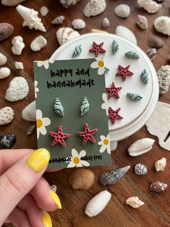 Sjöstjärna Stud Pack för wholesale av Happy and Hannahmade