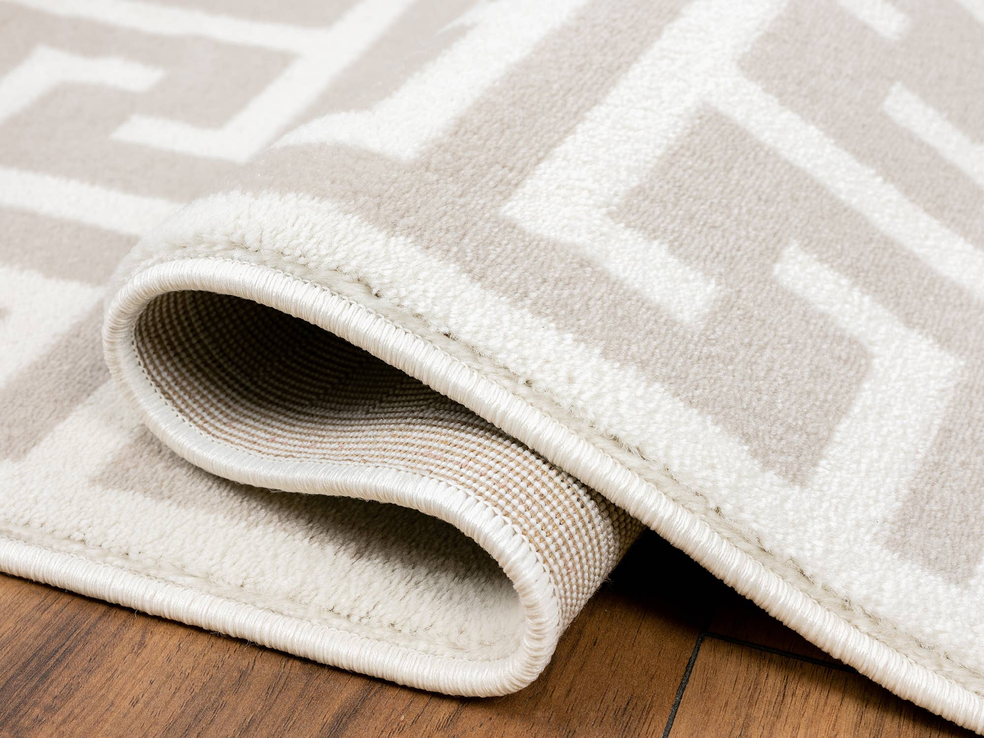 Abani Rugs – wholesale Area rug – Abani Arto - Geometric Maze Beige Cream Area Rug4