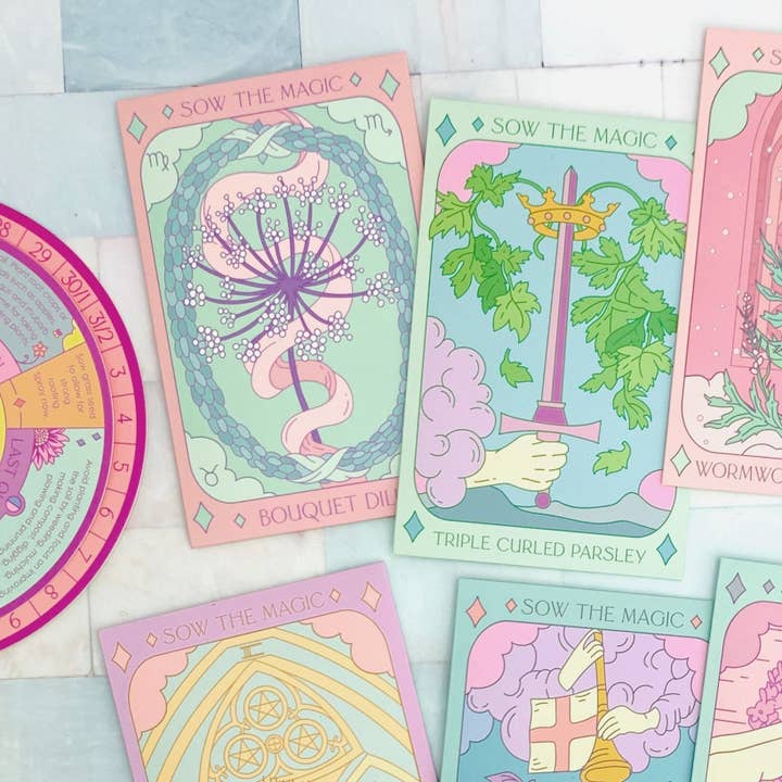 Sow the Magic β wholesale Tarot cards β Bouquet Dill Tarot Seed Packet4