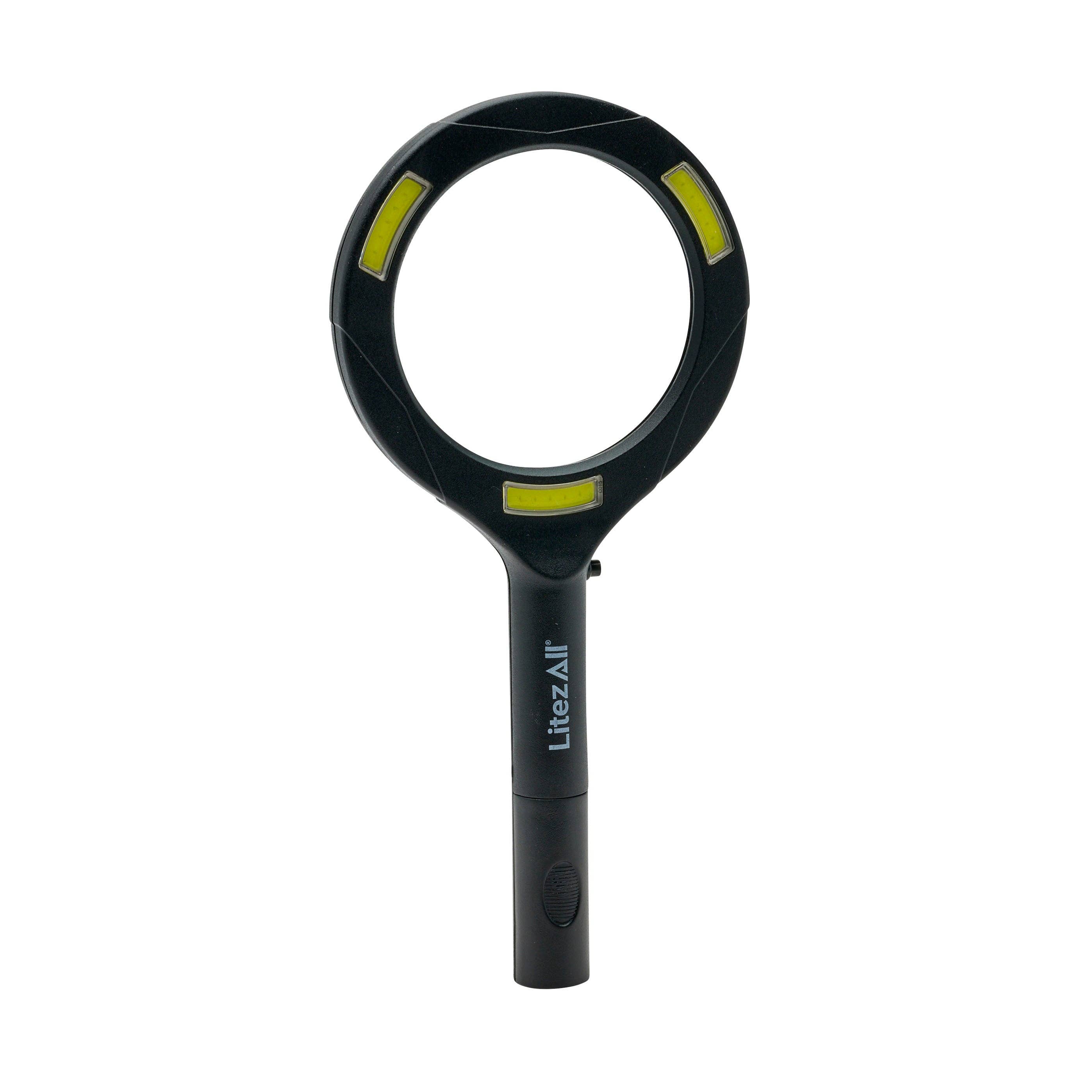 LitezAll - Wholesale Magnifying Glass - LitezAll COB LED Lighted Hand Held Magnifying Glass47