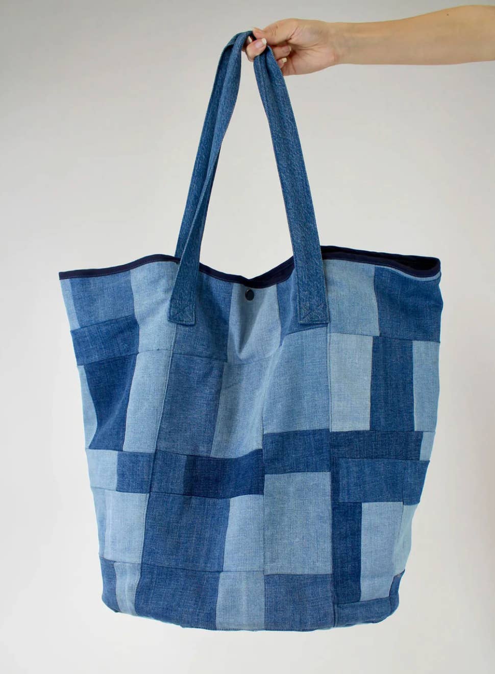 Porter Blue Apparel - Wholesale Tote Bag - Women's - PATCHWORK TOTE