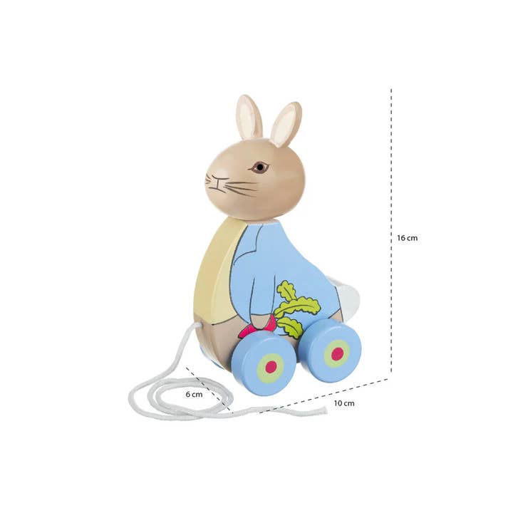 Orange Tree Toys - Wholesale Wood Toy - Kids - Peter Rabbitâ„¢ Pull Along